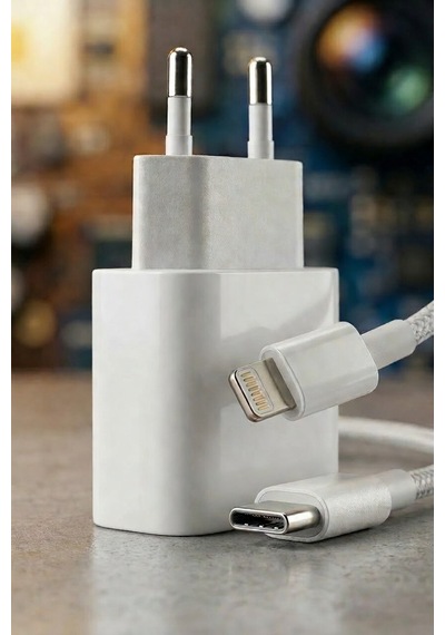 25w Hızlı Şarj Adaptörü Usb-c To Lightning Kablo Seti Güçlü Güvenli Hızlı Şarj Cihazı Dayanıklı