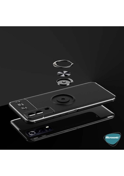Microsonic Vivo Y51A Kılıf Kickstand Ring Holder