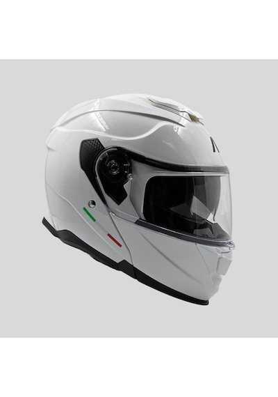 Arwic AR935 Parlak Çene Açılır Ece-R 22.06 Motosiklet Kaskı Beyaz