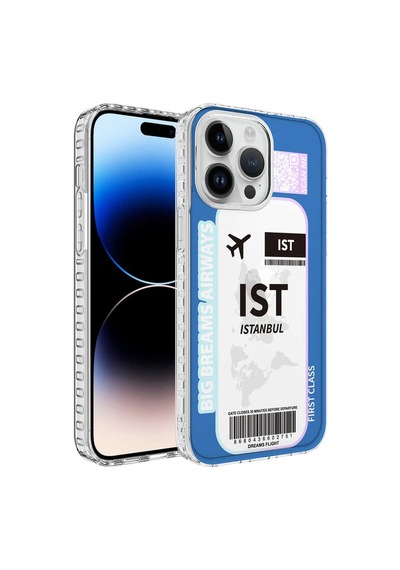 Apple Uyumlu iPhone 12 Pro Airbag Kenarlı Renkli Desenli Silikon Zore Elegans Kapak