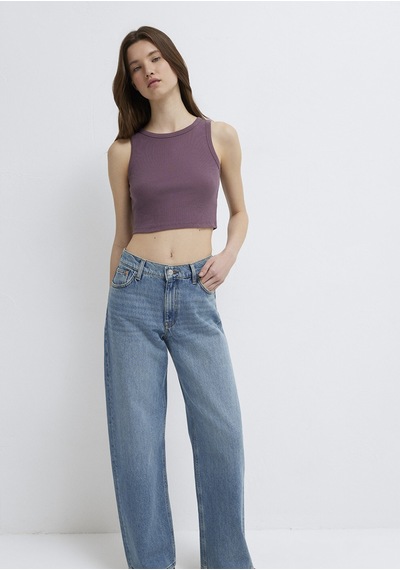 Mavi - Mor Crop Atlet 1613810-70648