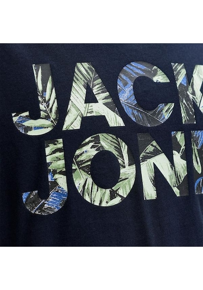 Jack & Jones Jack&jones Jeff Logo Erkek Lacivert Tişört Lacivert