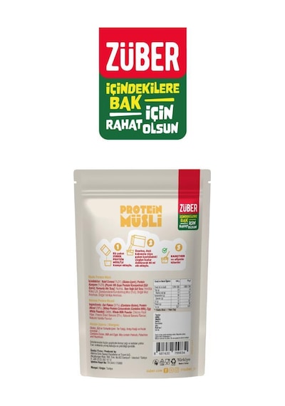 Muzlu Yulaflı Protein Müsli 20g Protein 70g X 5 Adet