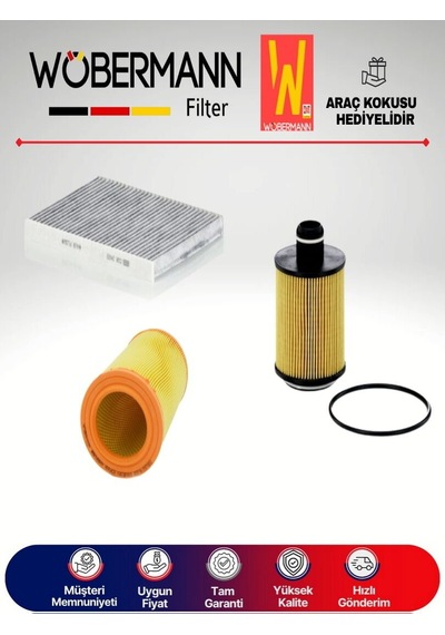 Wöbermann Fiat Bravo 1.6 Multijet Filtre Bakım Seti 2008-2014 3K