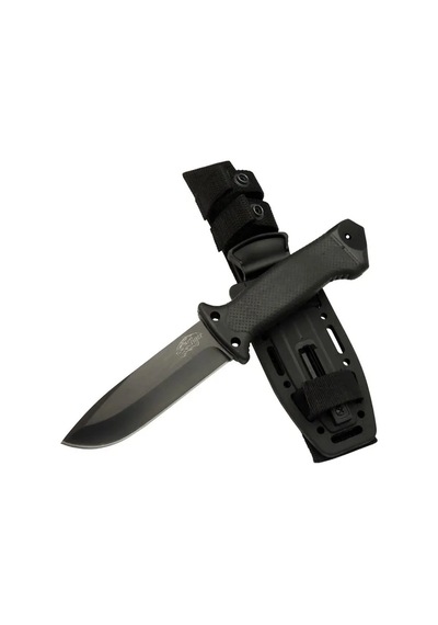 Tiger Tactical Htm 3321 A Siyah Outdoor / Survival Bıçak 27cm - Kauçuk Sap, Kılıflı, Kutulu