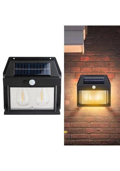 Forlife 24watt Güneş Enerjili Solar Dekoratif Duvar Apliği