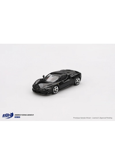 Mini Gt 1/64 Bbr: Ferrari 296 Gtb Nero Daytona Çok Renkli