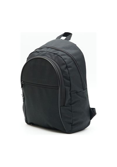 Bags Prime Siyah Çok Bölmeli Sade Günlük Okul Ve Seyahat Sırt Çantası Unisex - Siyah