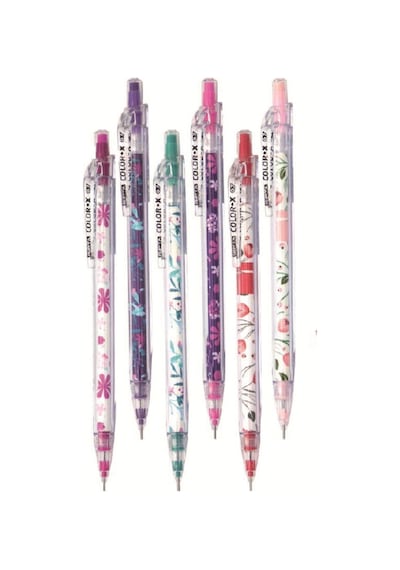 Color-X Çiçek Desenli Versatil Kalem 07Mm