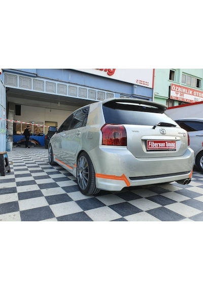 Toyota Corolla Uyumlu(2004-2008) Arka Tampon Köşeler ---fibersan Tuning