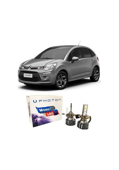 Citroen C3 Uzun Far Ampulü H1 Mono Yeni Seri Beyaz 2009-2015