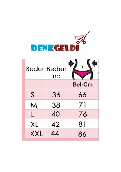 Denkgeldi Yüksek Bel Toparlayıcı Çelik Kumaş Taytsiyah2Xl Siyah