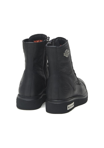 Harley Davidson Tums New Kadın Günlük Bot 025Z100630-BLACK-BASKILI-DERI Siyah