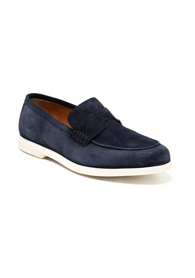 Oxford Klasik Erkek Mo-16500a250-16500 Giuseppe Mengoni Güçlü Lacivert Süet Lacivert