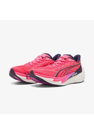 Puma Deviate Nitro 4 X Hyrox Kadın Koşu Ayakkabısı 312905 Pembe