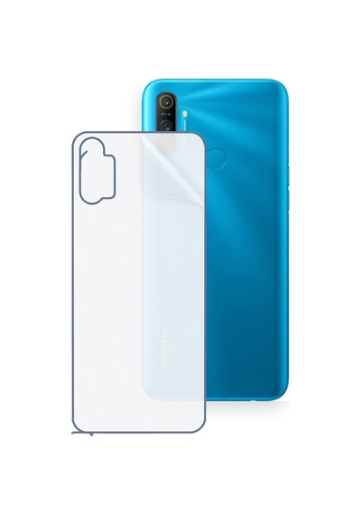 Schitec Realme C3 Uyumlu Arka Yüzey Hidrojel Koruyucu Film