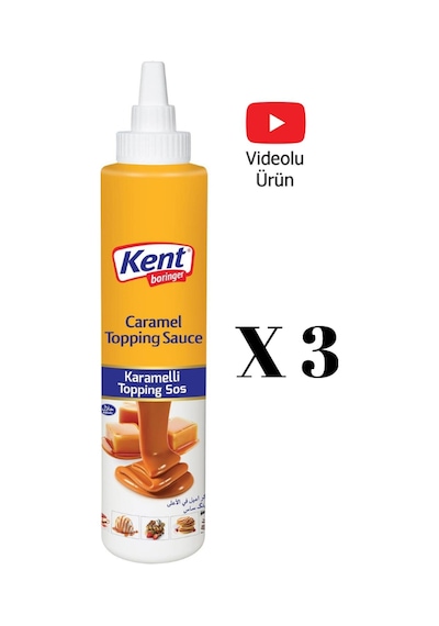 Kent Boringer Karamel Topping Sos 3 x 750 G