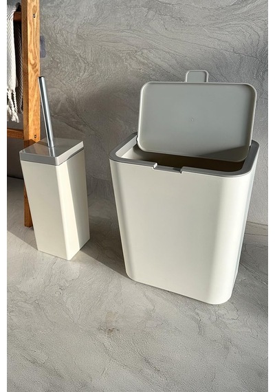 Flip 2'li Banyo Seti - Bej Ahşap Renk Yok Uzaktan Kumanda