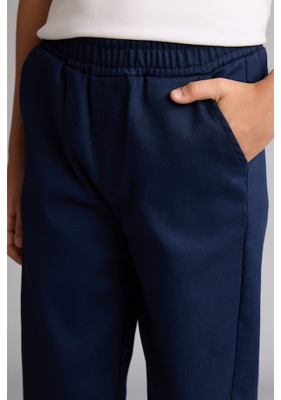 Defacto Cepli Jogger Fit Lastikli Paça Örgü Görünümlü Eşofman Altı Erkek Çocuk I1981a826aunv256 Lacivert-nv256