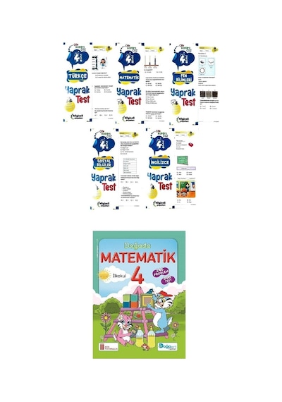 4. Sınıf Tüm Dersler Yaprak Test Seti + Doğada Matematik