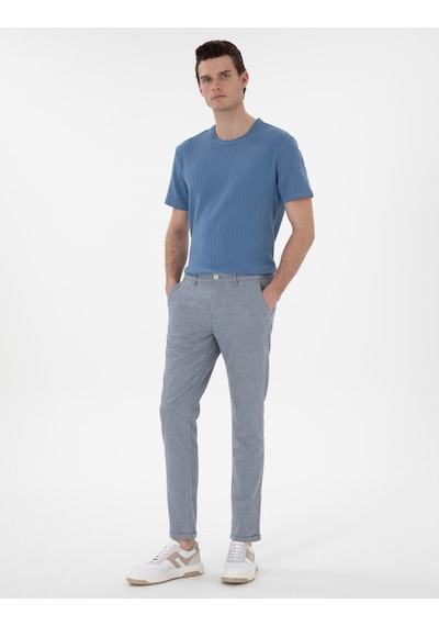 Pierre Cardin Erkek Mavi Pantolon Kanvas-chino 50301770-vr036 Mavi