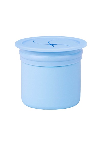 Oioi Ham Hüp Atıştırmalık Kabı ve Pipetli Bardak 6+ Ay Mavi