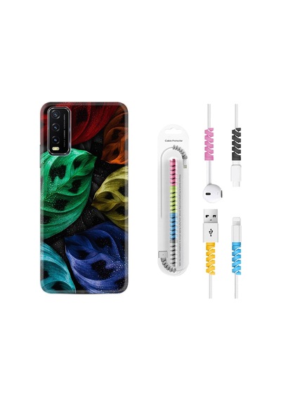 Vivo Y20 Kılıf Kablo Koruyuculu Foids 1669