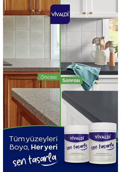 Tüm Yüzeyler İçin Su Bazlı Hibrit Yenileme Boyası Dıy-dolap-ahşap-mobilya-kapı-beyaz Eşya-fayans 1lt 1 L