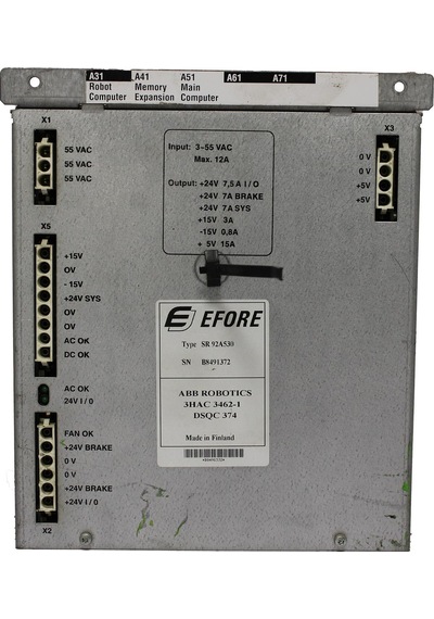 3hac3462-1 Power Supply Abb Dsqc374 Efore Sr92a530