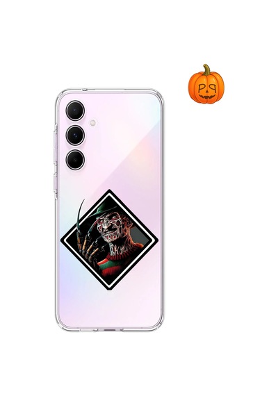 Dali Design Samsung Galaxy A55 Uyumlu Şeffaf Kılıf Horror 2 Tasarımlı