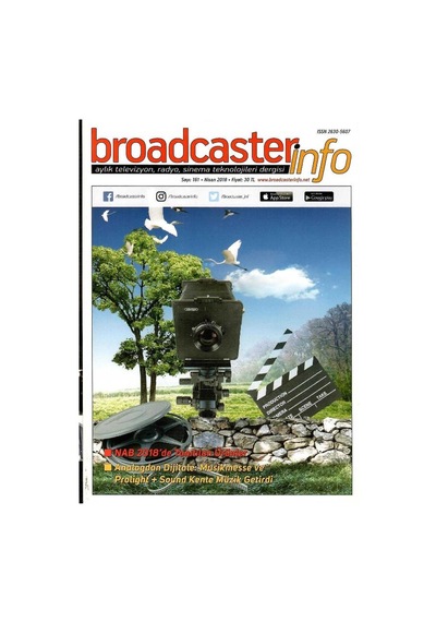 Broadcasterinfo:aylık Televizyon,radyo,sinema Teknolojileri Dergisi -nab 2018'de Tanıtılan Ürünler Sayı:161-nisan 2018 Retro Koleksiyon Eski Baskı