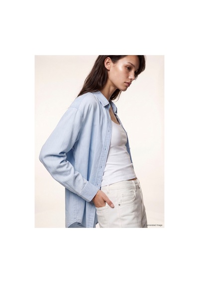 LC Waikiki Alıta Cıty Farkıyla Xsıde Mavi Denim Düz Oversize Kadın Jean Gömlek Mavi - 939989164 Mavi LC Waikiki Alıta Cıty Farkıyla Xsıde Mavi Denim Düz Oversize Kadın Jean Gömlek Mavi - 939989164 Mavi