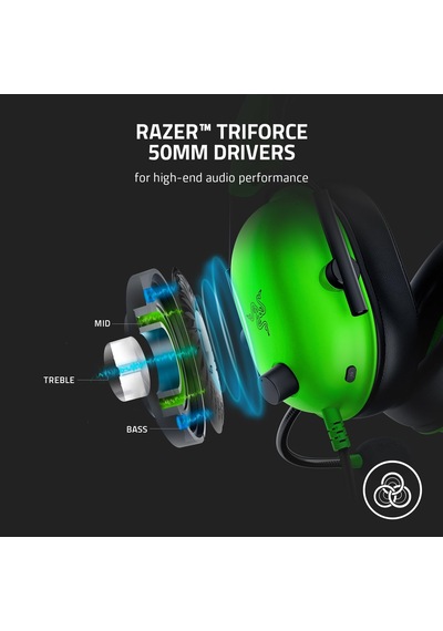 Razer Blackshark V2 X - Çok Platformlu Kablolu Espor Kulaklığı T Çok Renkli