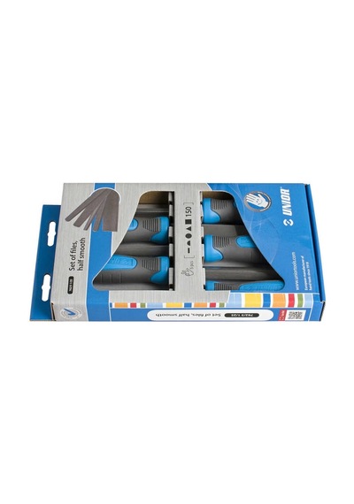 Unior Yarı Düz Törpü Seti 762/5 1 / 2S - 619468 Siyah