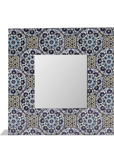 Pasabahce Kütahya Çini Karolu Ayna 30x30 Cm 30x30 Cm - 1 Adet Cok Renkli