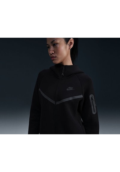 Nike Sportswear Tech Fleece Windrunner Kadın Günlük Polar Ceket Hv6747-010 Siyah Renkli Nike Sportswear Tech Fleece Windrunner Kadın Günlük Polar Ceket Hv6747-010 Siyah Renkli