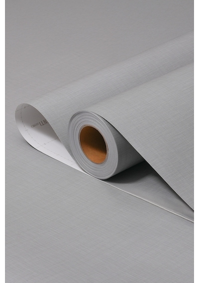 Gri Kumaş Desenli Yapışkanlı Kaplama Pvc Folyo 120 Cm Mobilya, Duvar, Dekoratif Kullanım - Kf642 120 X 350 Cm