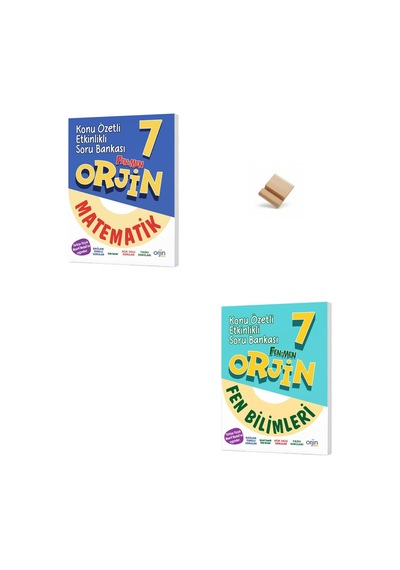 Orjin 7. Sınıf Maarif Matematik Ve Fen Bilimleri Konu Özetli Etkinlikli Soru Bankası + Telefon Standı