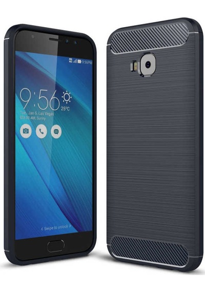 Asus Zenfone 4 Selfie Zb553kl Kılıf Zore Room Silikon Kapak Lacivert