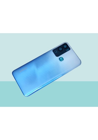 Tkgz - Infinix Hot 12i Full Kasa Arka Kapak Batarya Kapağı - Mavi Çok Renkli
