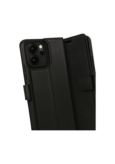 Oppo Reno 14f Uyumlu Trend S Plus Kapaklı Kılıf - Siyah