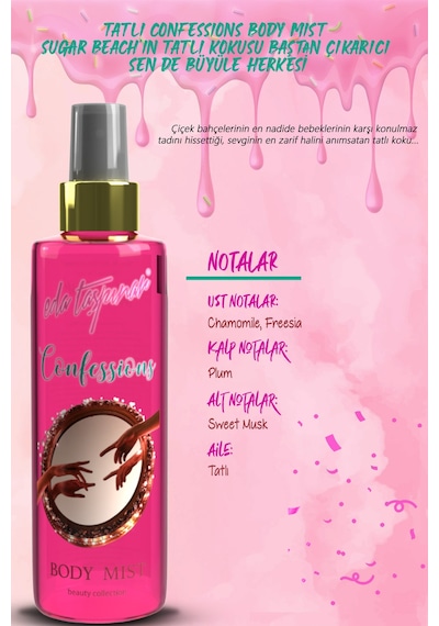 Eda Taşpınar Confessions Body Mist Vücut Spreyi 200 ML