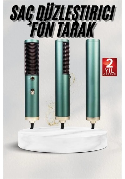 Mey İthalat Fön Tarak Saç Düzleştirici Saç Kurutma Makinesi Sıcak Hava Fırçası