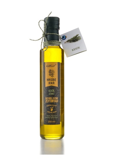 Hasibe Ana Madra Kokulusu Kekik Çeşnili Sızma Zeytinyağı - 250 Ml