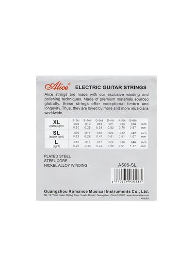 Elektro Gitar Takım Tel - 0.9 Orijinal Üründür