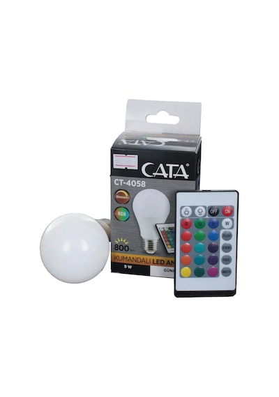 Cata 9w Uzaktan Kumandalı Rgb Led Ampul E27 2700k Ct-4058 Diğer