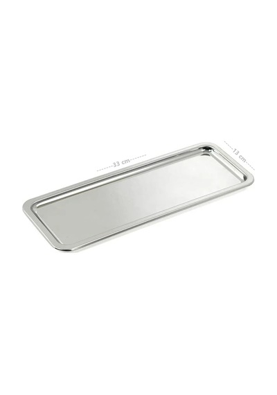 Hsgl Çelik Pastane Servis Tepsisi No:1 33cm X 13cm