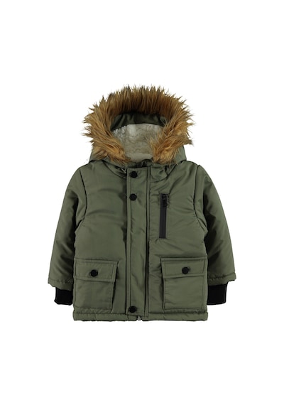 Civil Baby Erkek Bebek Kapüşonlu Mont 6-18 Ay Haki 217961090k31-1 Haki