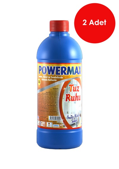 2 Adet Powermax Tuz Ruhu Kezzap 600 Gr - Pwrmx028