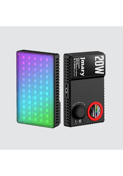 Jmary Fm-180rgb Rgb Led Telefon-kamera Üstü Aydınlatma Işığı 20w Siyah